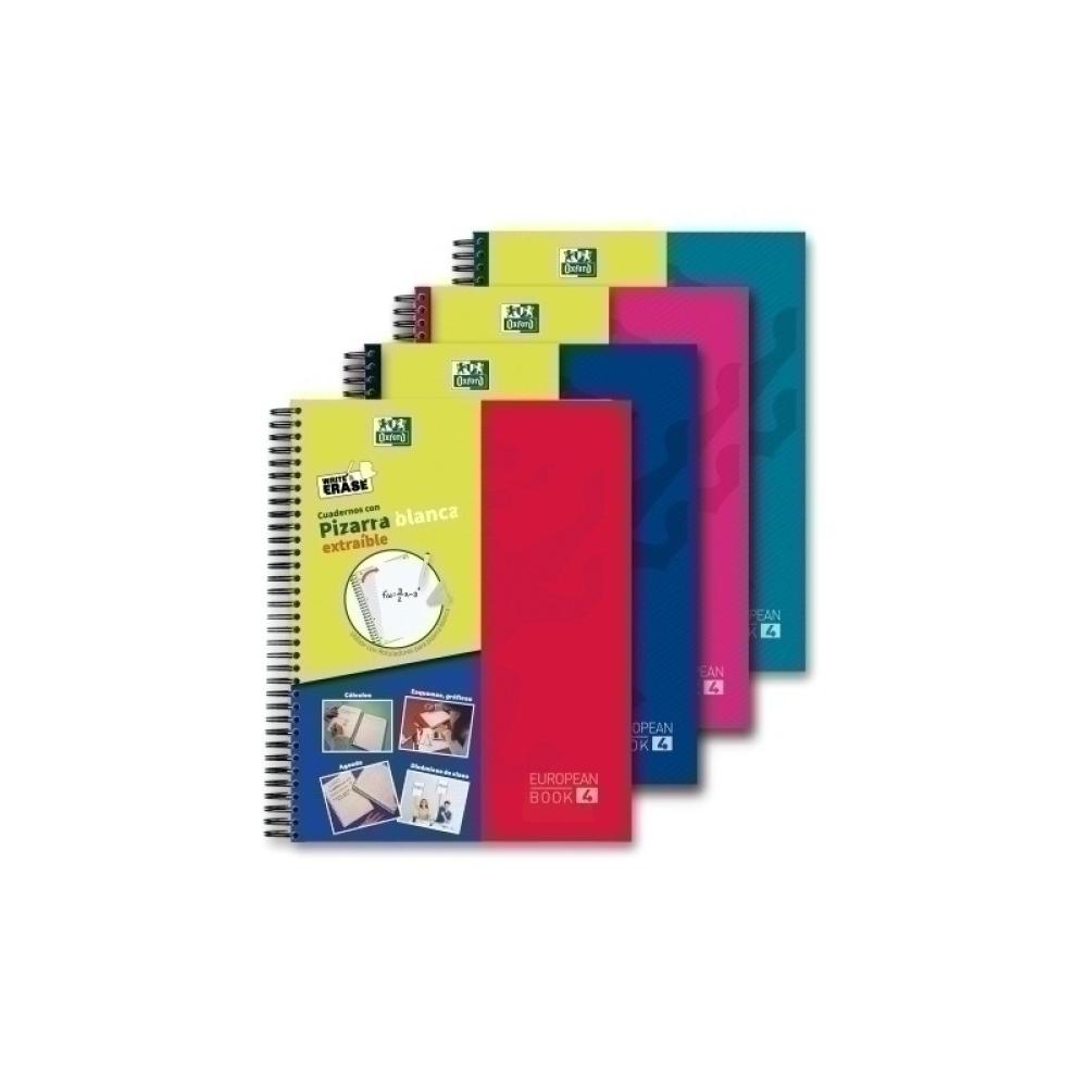 Oxford - BLOCK OXF. EU.BOOK 4 A4 120h CD.5 COL.(4 - Pack de 1 unidad) 400120643
