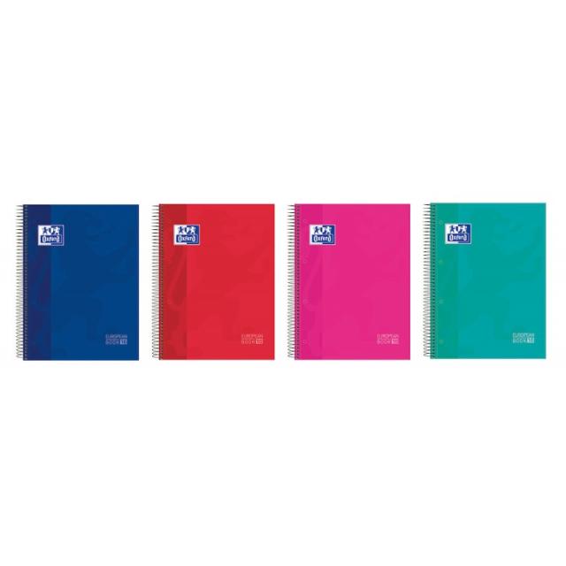 Oxford - 400118931 cuaderno y block A4+ 150 hojas Colores surtidos Pack 5 Unid - Color no elegible