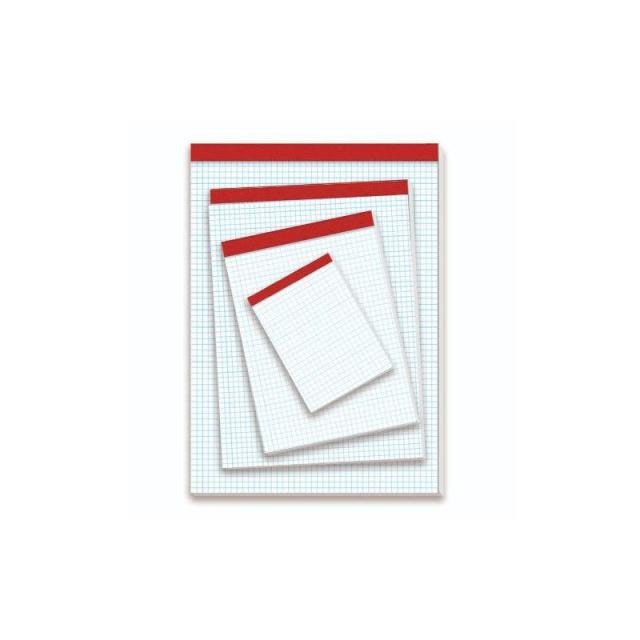 Pacsa - BLOC DE NOTAS SIN TAPA 60 GRS. 16º (75X105MM.) 80 HOJAS CUADRÍCULA 4X4 PACSA - Pack de 10 Unidades - 18127
