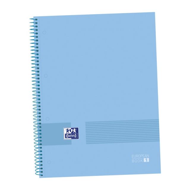 Oxford - 400149492 cuaderno y block A4+ 80 hojas Azul - Pack de 5 Unidades - 400149492