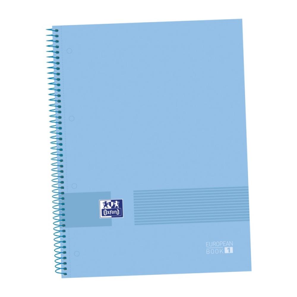 Oxford - 400149492 cuaderno y block A4+ 80 hojas Azul - Pack de 5 Unidades - 400149492