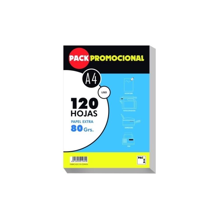Pacsa - PAPEL PACSA A4 120h 80g LISO