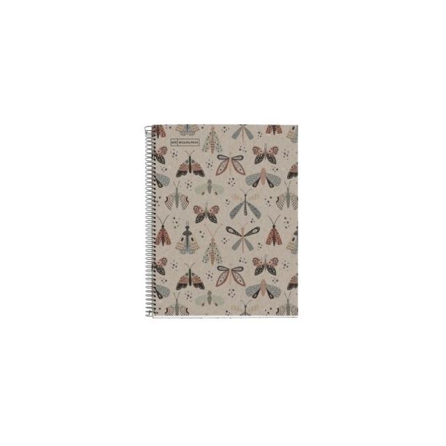 Miquelrius - BLOC MR NB-1 T.DURA A4 80h ECOBUTTERFLY - Pack de 5 unidades