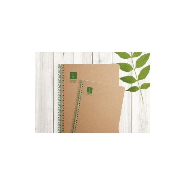 Escolofi - BLOCK ESCOLOFI GREEN A5 50h CD.4 80g C/M - Pack de 5 unidades