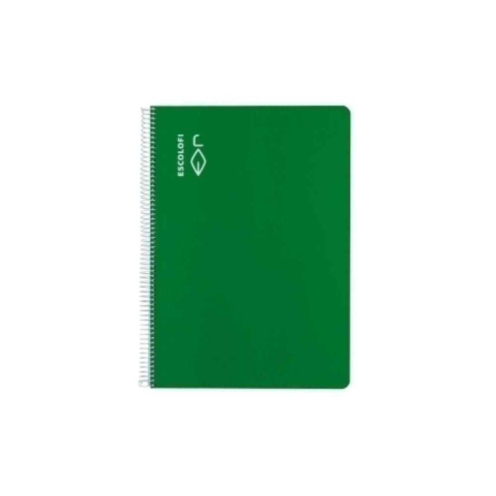 Escolofi - BLOCK ESCOLOFI A4 80h PT.2,5 70g VERDE - Pack de 5 unidades