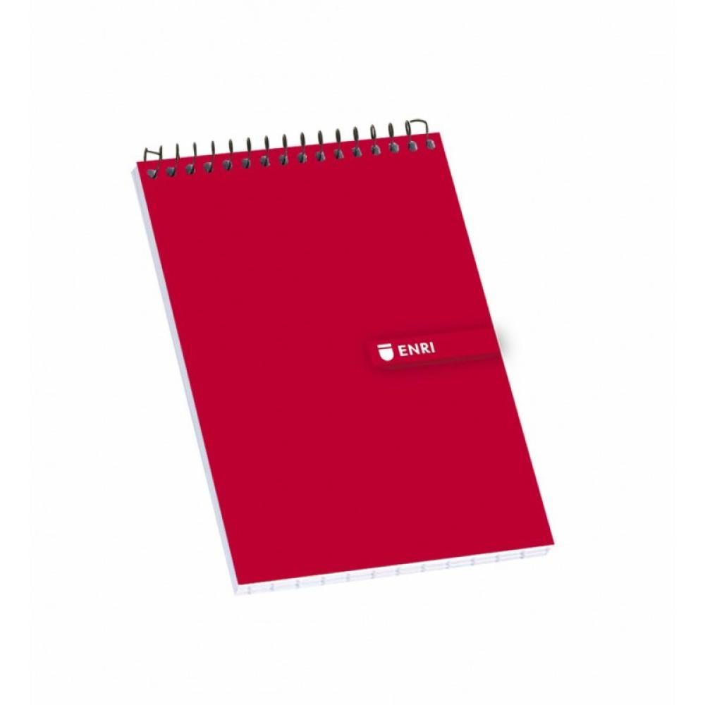 ENRI - 100302797 cuaderno y block 80 hojas Rojo - 80 Unidades