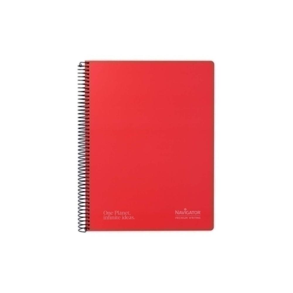 Navigator - CUAD NAVIGATOR A4 80H 80GR 4X4 ROJO