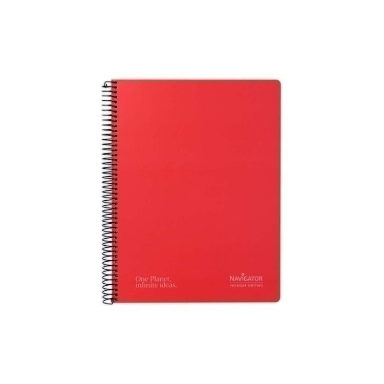 Navigator - CUAD NAVIGATOR A4 80H 80GR 4X4 ROJO