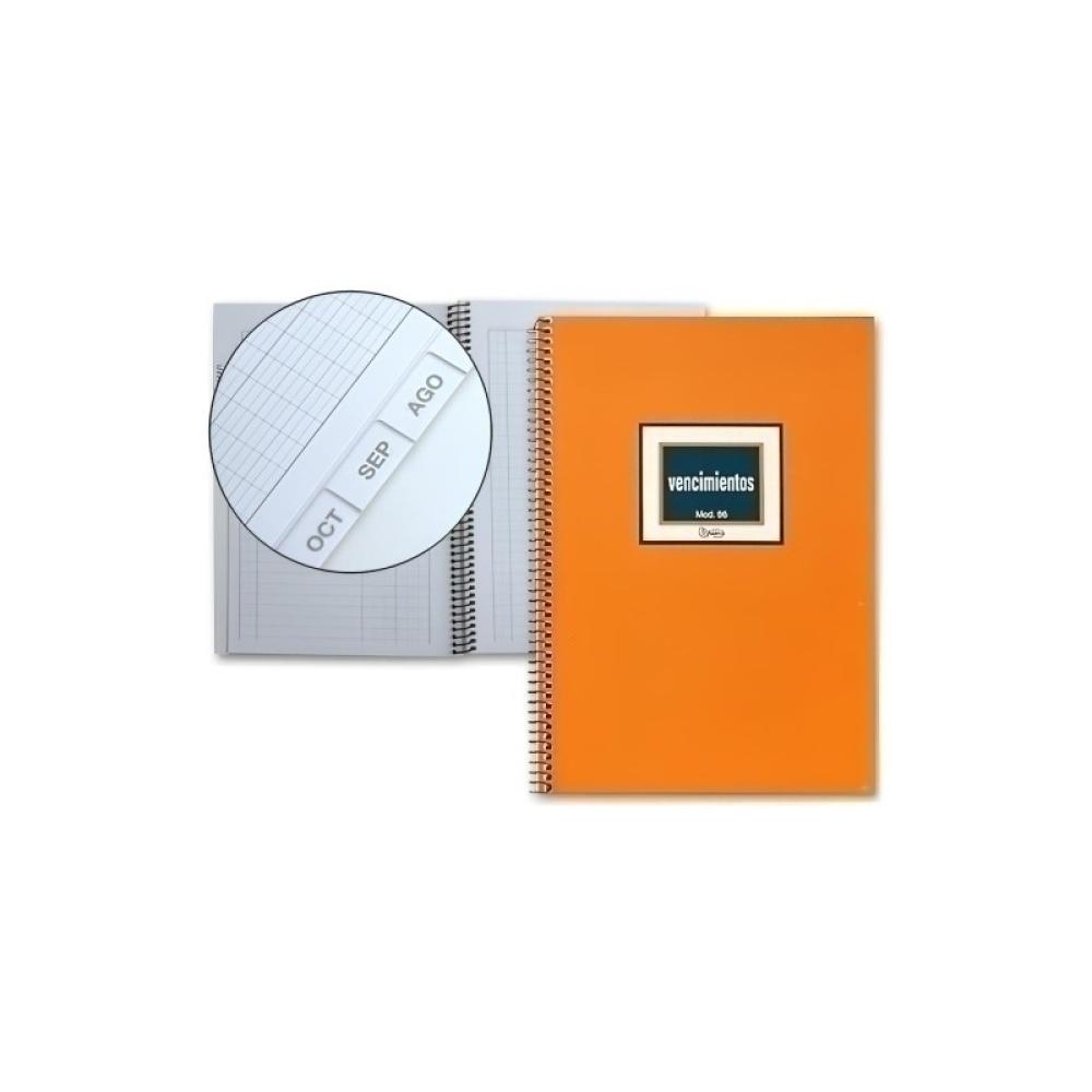 Miquelrius - LIBRO CONTAB. CARTULINA M-96 VTOS ESPIRA