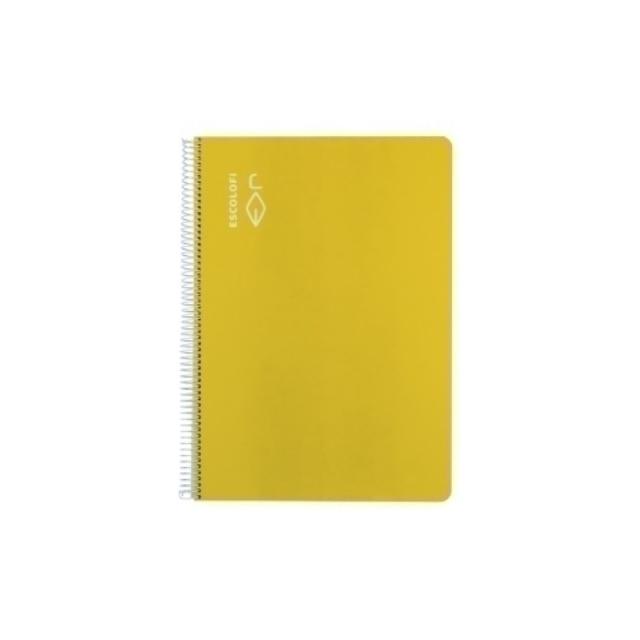 Escolofi - BLOCK ESCOLOFI Fº 100h CD.5 70g AMARILLO - Pack de 5 unidades