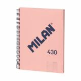 Milan - 57143E80P cuaderno y block A4 80 hojas Rosa