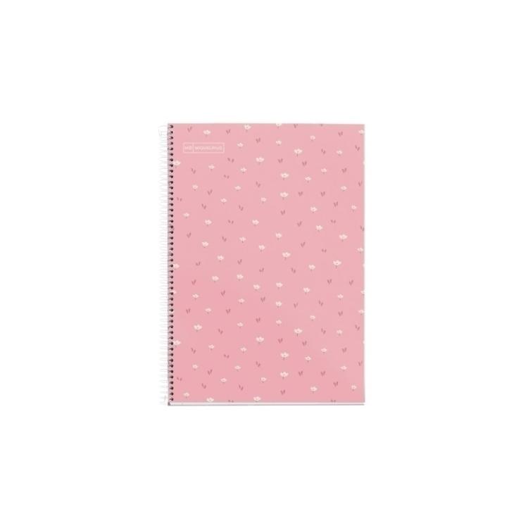 Miquelrius - BLOC MR NB T.DURA Fº 80h 90g CD.4 FLO.RS - Pack de 5 unidades