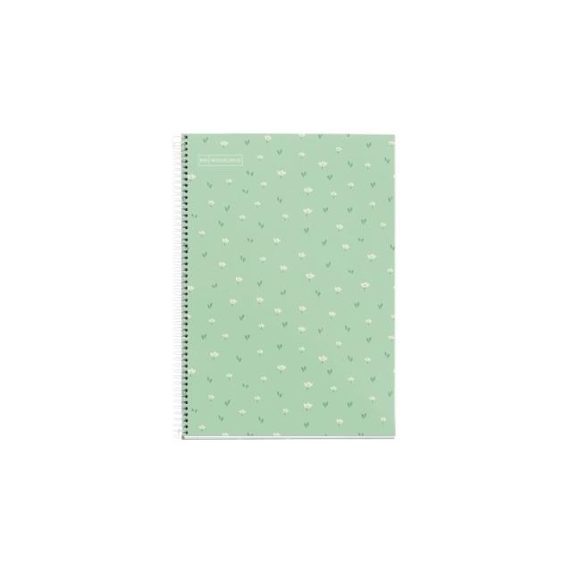 Miquelrius - BLOC MR NB T.DURA Fº 80h 90g CD.4 FLO.VD - Pack de 5 unidades