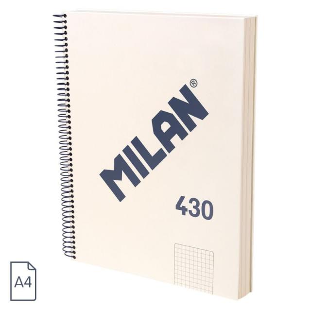 Milan - 57143E120BG cuaderno y block A4 120 hojas Beige