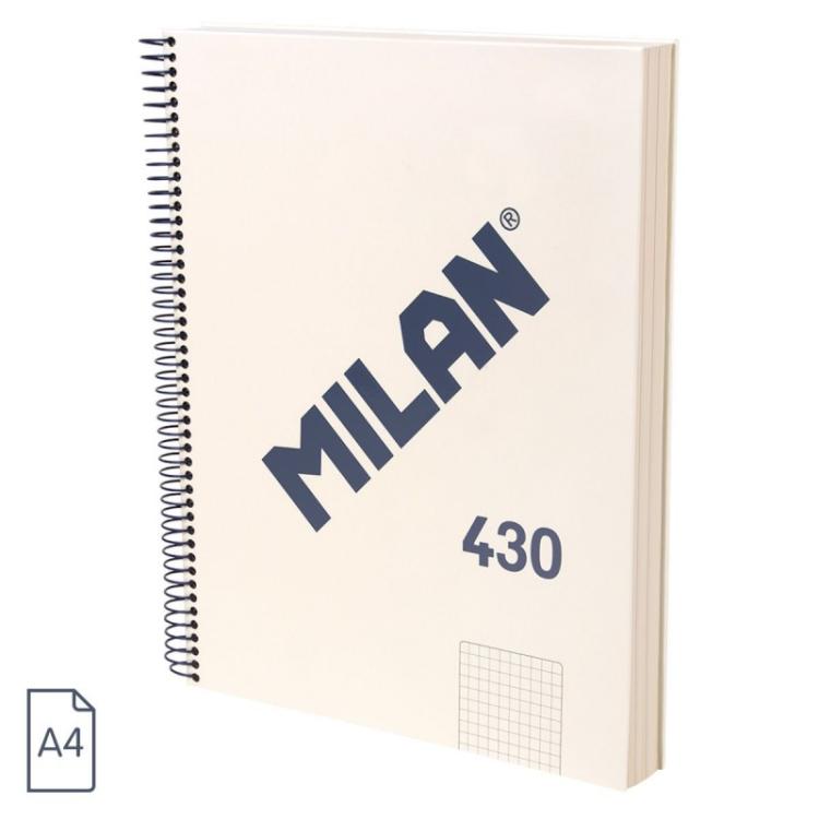 Milan - 57143E120BG cuaderno y block A4 120 hojas Beige