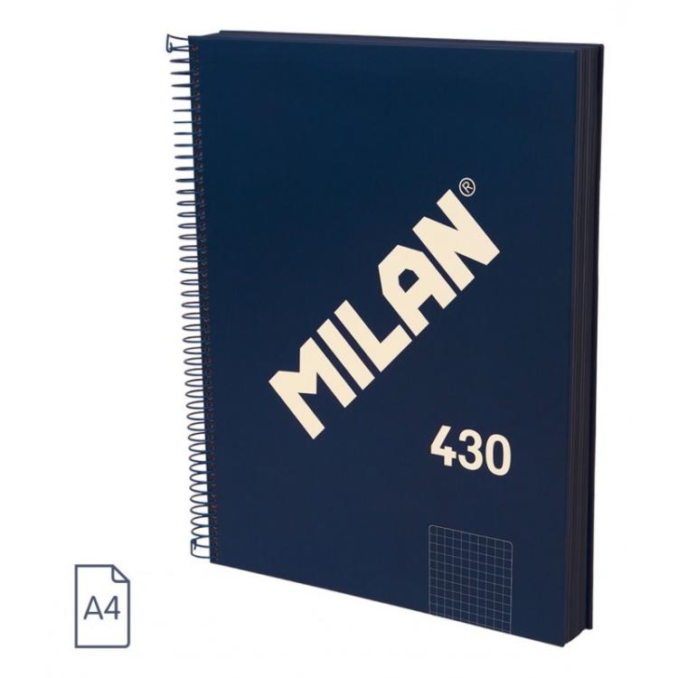 Milan - 57142E120BG cuaderno y block A4 120 hojas Azul - 57143E120B