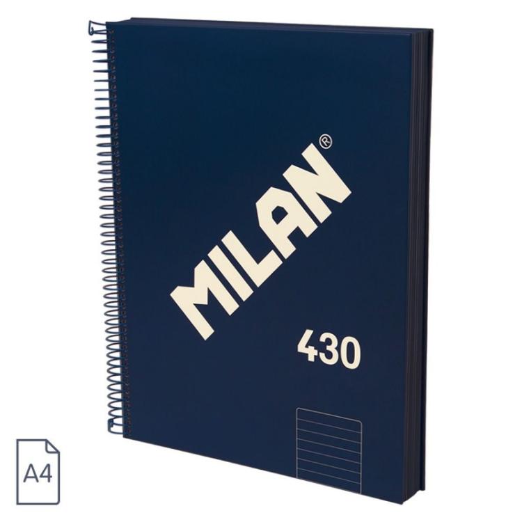 Milan - 57142E120BG cuaderno y block A4 120 hojas Azul - 57142E120B