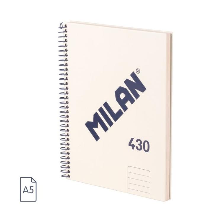 Milan - 57152E80SNCBG cuaderno y block A5 80 hojas Beige