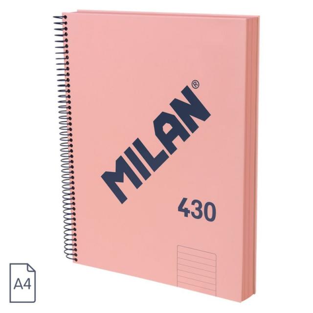 Milan - 57142E120P cuaderno y block A4 120 hojas Rosa