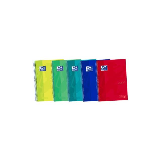 Oxford - 400138671 cuaderno y block A4+ 120 hojas Colores surtidos - Pack de 5 unidades - Color no elegible