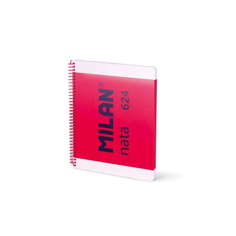 Milan - BLOC MILAN NATA 624 A4 80h LISO ROSA - Pack de 3 unidades