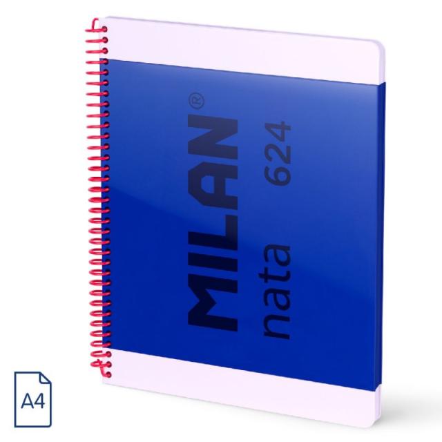 Milan - 57043E80B cuaderno y block A4 80 hojas Azul