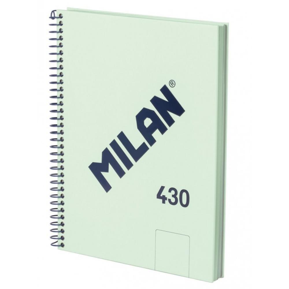 Milan - 57151E80BG cuaderno y block A5 80 hojas Verde - Pack de 3 unidades