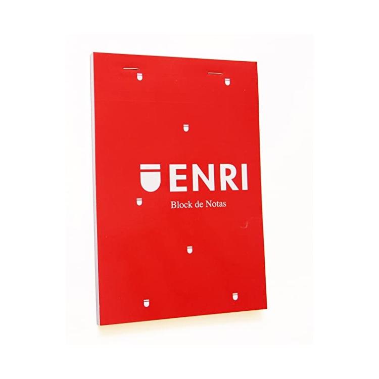 ENRI - 100101125 cuaderno y block A7 80 hojas Rojo 100101125 - 1 unidad