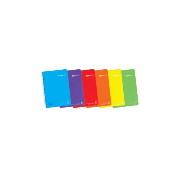 ENRI - 400133589 cuaderno y block A4 80 hojas Colores surtidos 400133589 - 1 unidad - Color no elegible