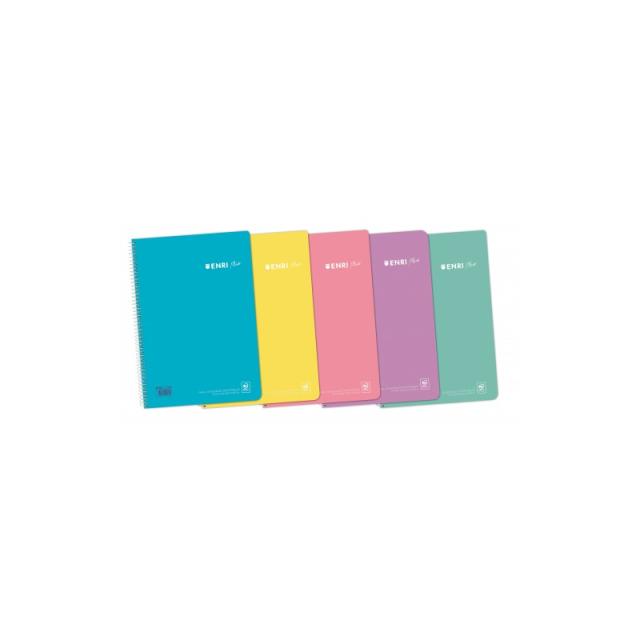 ENRI - 400150287 cuaderno y block A4 80 hojas Multicolor 400150287 - Pack de 5 unidades