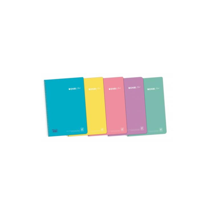 ENRI - 400150287 cuaderno y block A4 80 hojas Multicolor 400150287 - Pack de 5 unidades