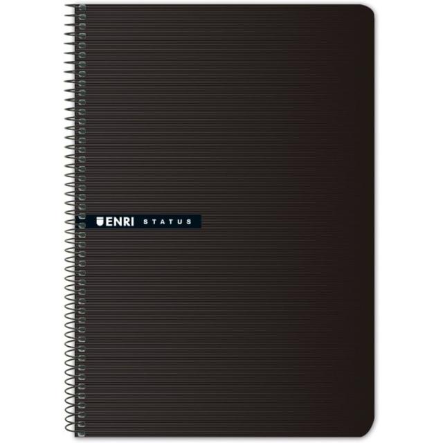 ENRI - 100435747 cuaderno y block 100 hojas Negro 100435747 - Pack de 5 unidades