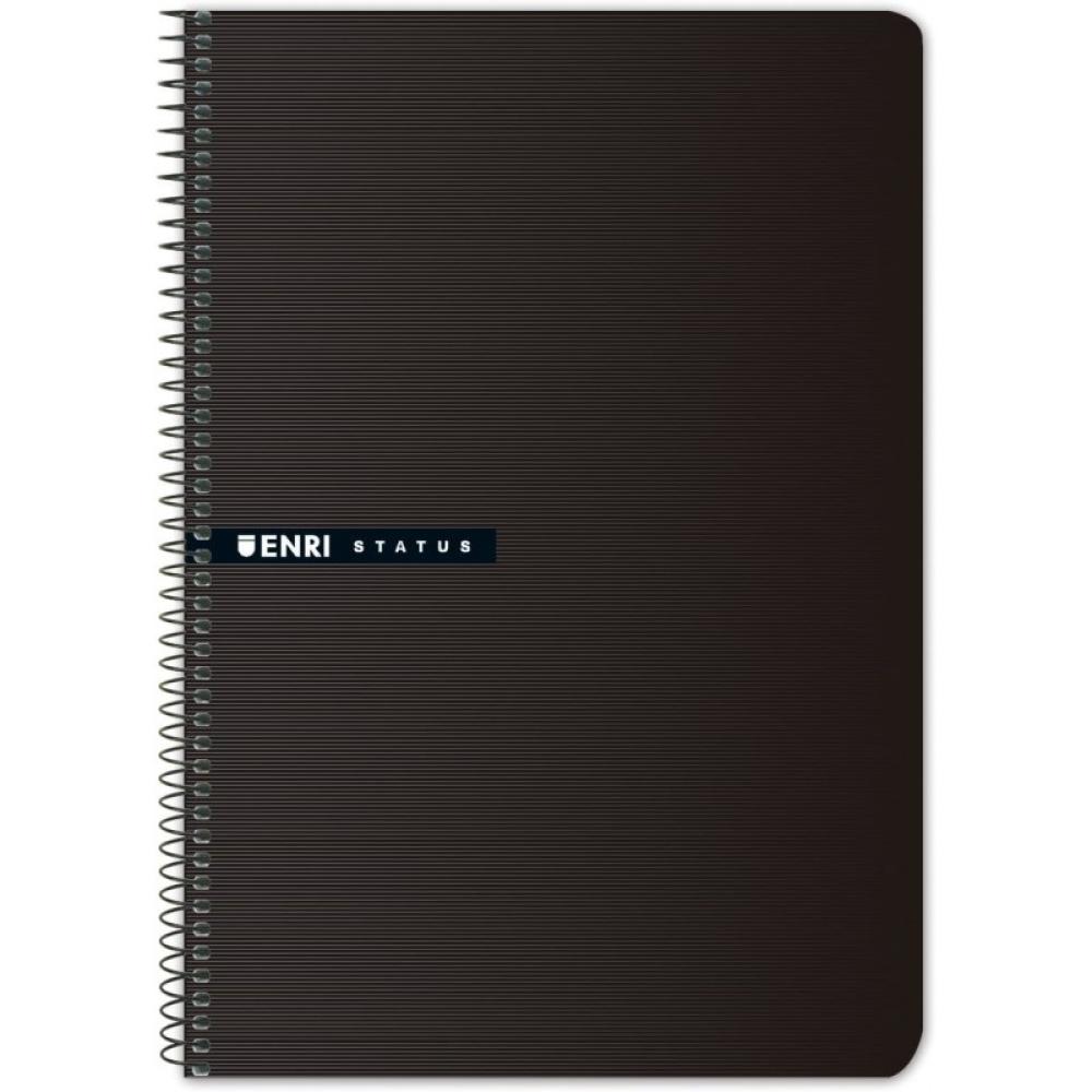 ENRI - 100435747 cuaderno y block 100 hojas Negro 100435747 - Pack de 5 unidades
