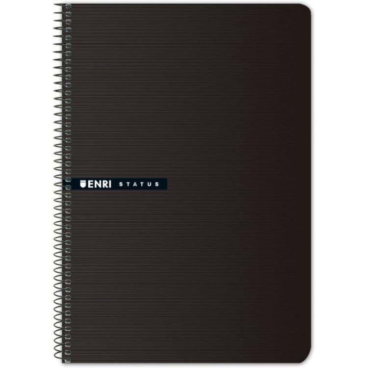 ENRI - 100435747 cuaderno y block 100 hojas Negro 100435747 - Pack de 5 unidades