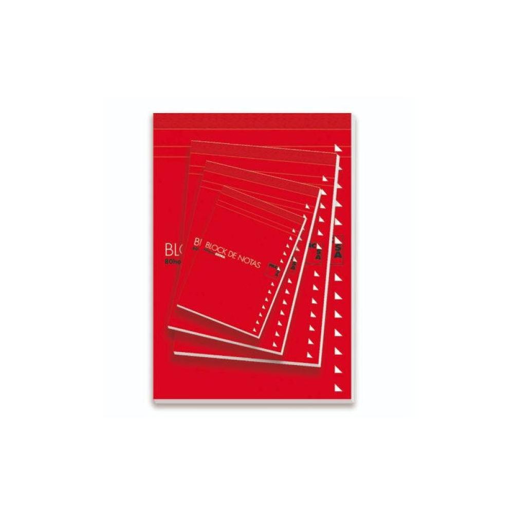 Pacsa - BLOC DE NOTAS CON TAPA 60 GRS. 4º (155X215MM.) 80 HOJAS LISO PACSA - 18903 189031 - 1 unidad