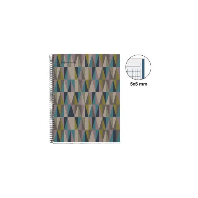 Miquelrius - BLOC MR NB-1 T.DURA A4 80h ECOROMBOS - Pack de 5 unidades