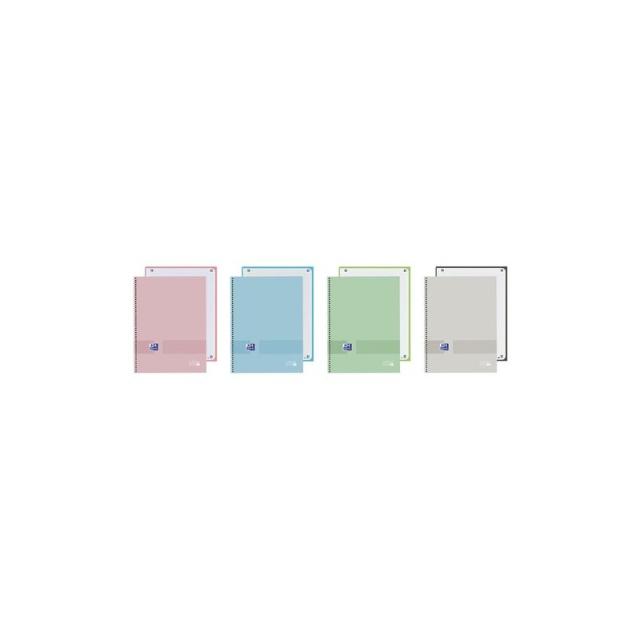 Oxford - BLOC OXF. EU.BOOK 1 A4 80h CD.5 PASTEL - Pack de 5 unidades