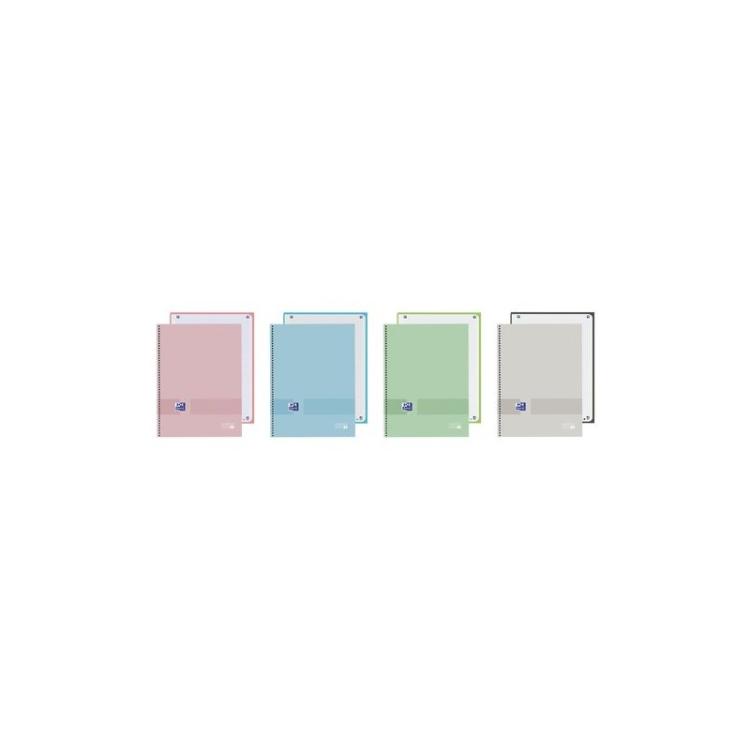 Oxford - BLOC OXF. EU.BOOK 1 A4 80h CD.5 PASTEL - Pack de 5 unidades