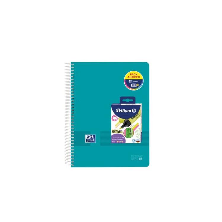 Oxford - BLOC OXF. EU.BOOK 8 A4 160h CD.5 SURTIDO - Color no elegible
