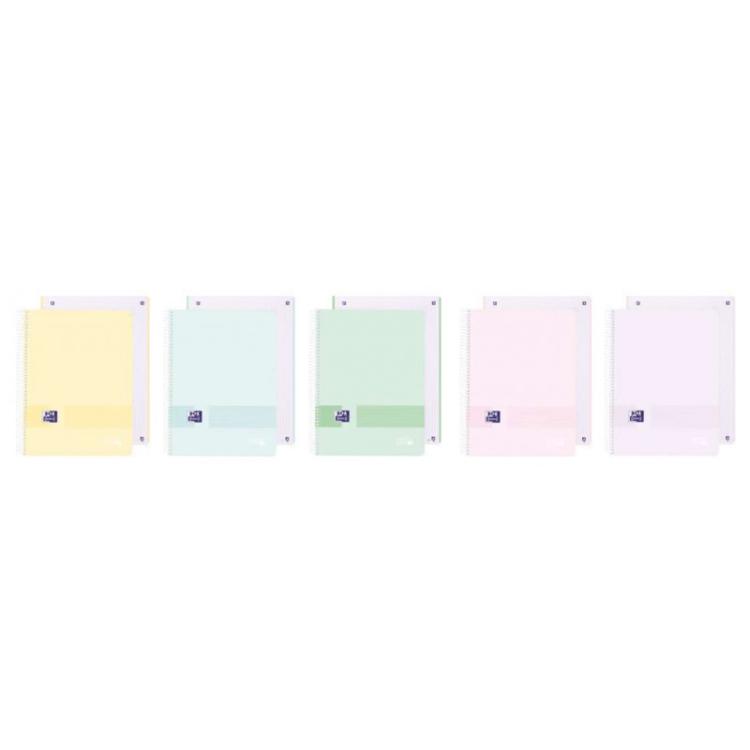 Oxford - 400184020 cuaderno y block A4+ 80 hojas Multicolor - 1 Pieza (Color no elegible)
