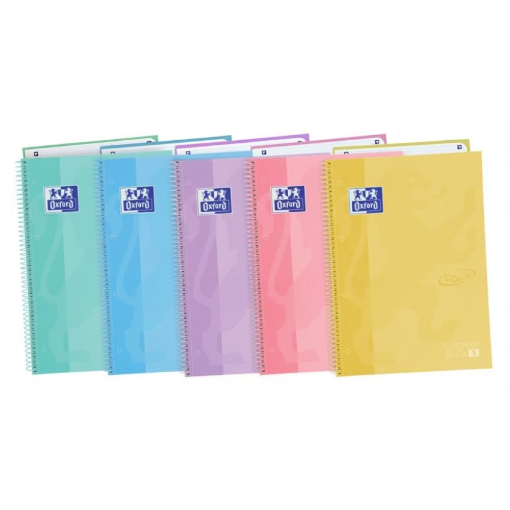 Oxford - 400184540 cuaderno y block A4+ 80 hojas Multicolor - 1 Pieza (Color elegible)
