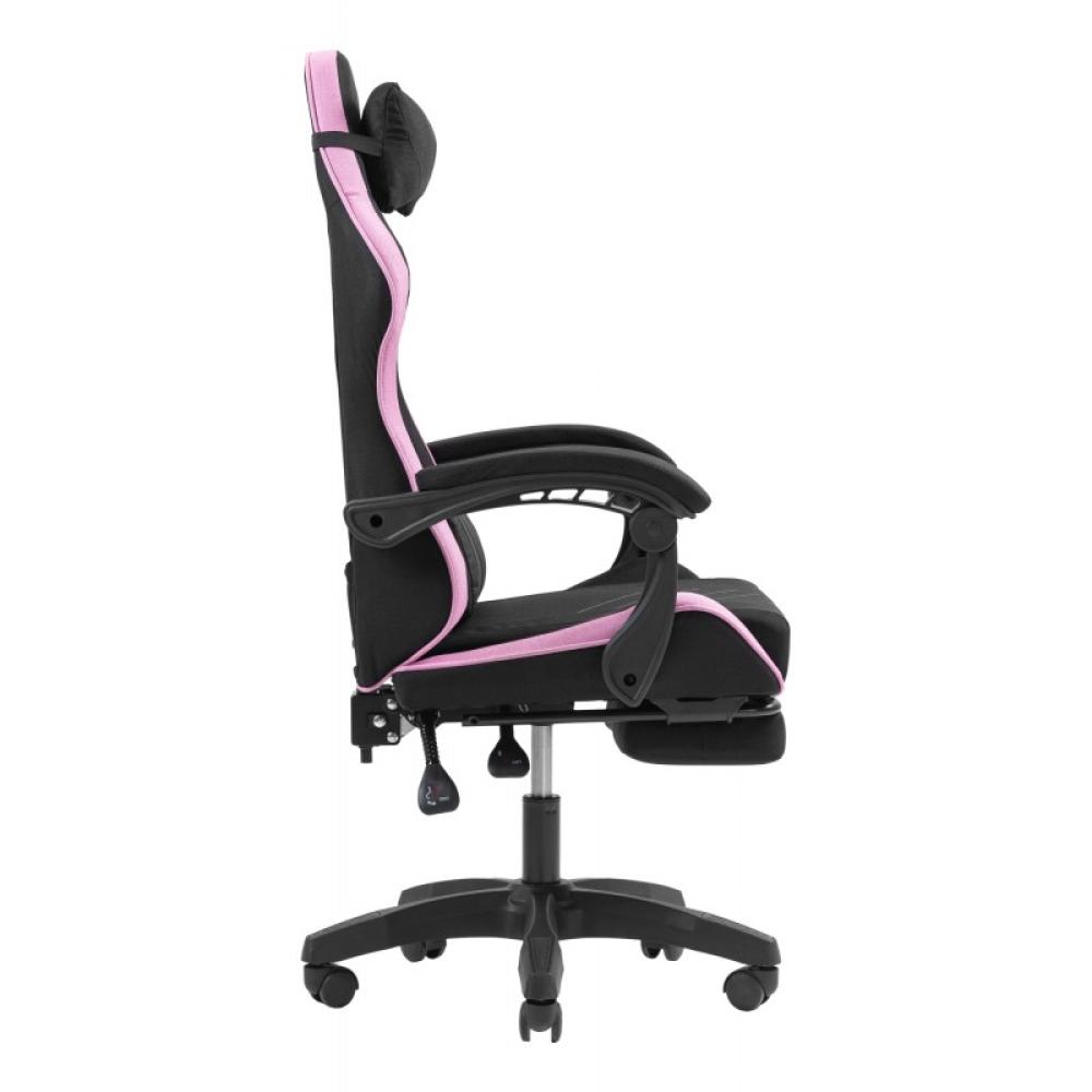 Mars Gaming - MGC-X Fabric Silla para videojuegos de PC Asiento acolchado Negro, Rosa