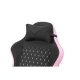 Mars Gaming - MGC-X Fabric Silla para videojuegos de PC Asiento acolchado Negro, Rosa