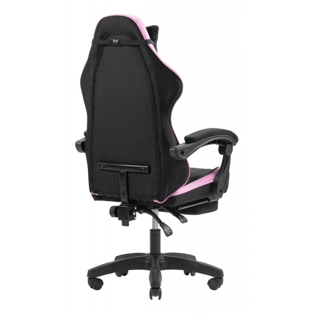 Mars Gaming - MGC-X Fabric Silla para videojuegos de PC Asiento acolchado Negro, Rosa