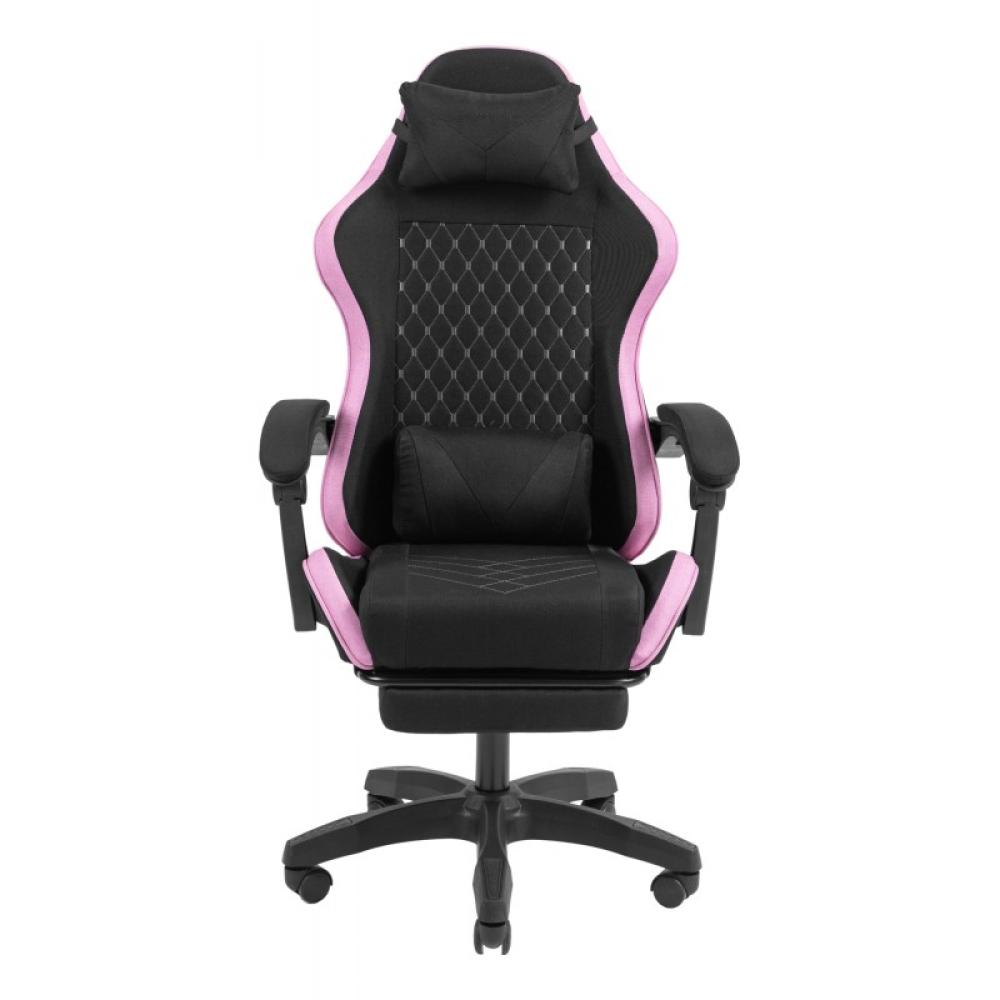Mars Gaming - MGC-X Fabric Silla para videojuegos de PC Asiento acolchado Negro, Rosa