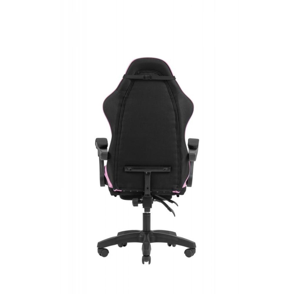 Mars Gaming - MGC-X Fabric Silla para videojuegos de PC Asiento acolchado Negro, Rosa