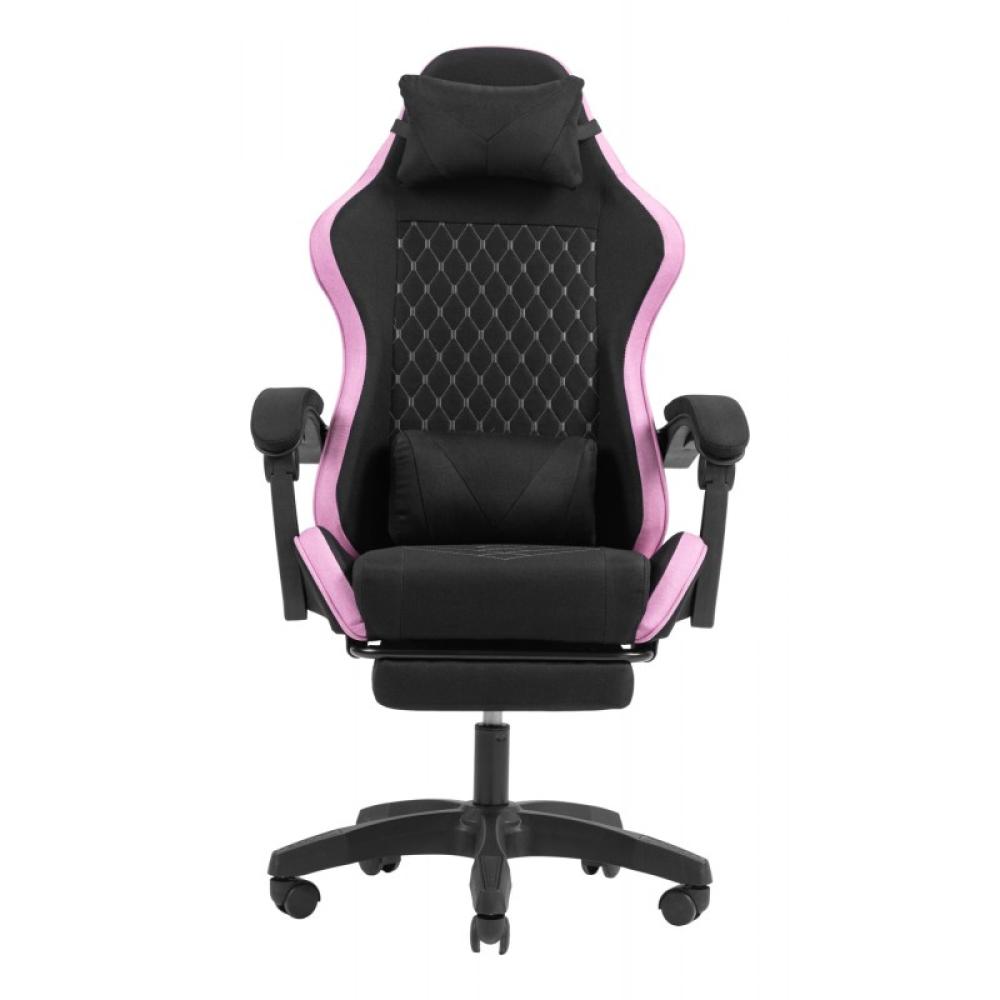 Mars Gaming - MGC-X Fabric Silla para videojuegos de PC Asiento acolchado Negro, Rosa