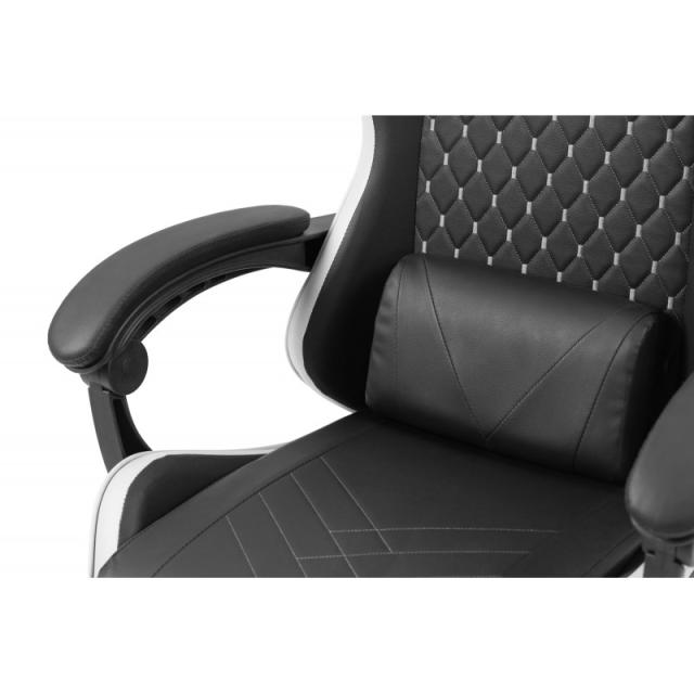Mars Gaming - MGC-X Silla para videojuegos de PC Asiento acolchado Negro, Blanco