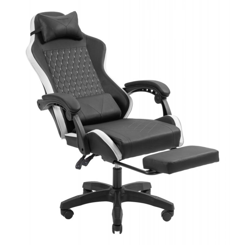 Mars Gaming - MGC-X Silla para videojuegos de PC Asiento acolchado Negro, Blanco