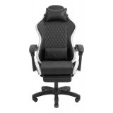 Mars Gaming - MGC-X Silla para videojuegos de PC Asiento acolchado Negro, Blanco